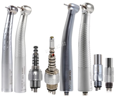 Dental Fiber Optic LED High Speed Handstück Turbine Fit KaVo / NSK Kupplung