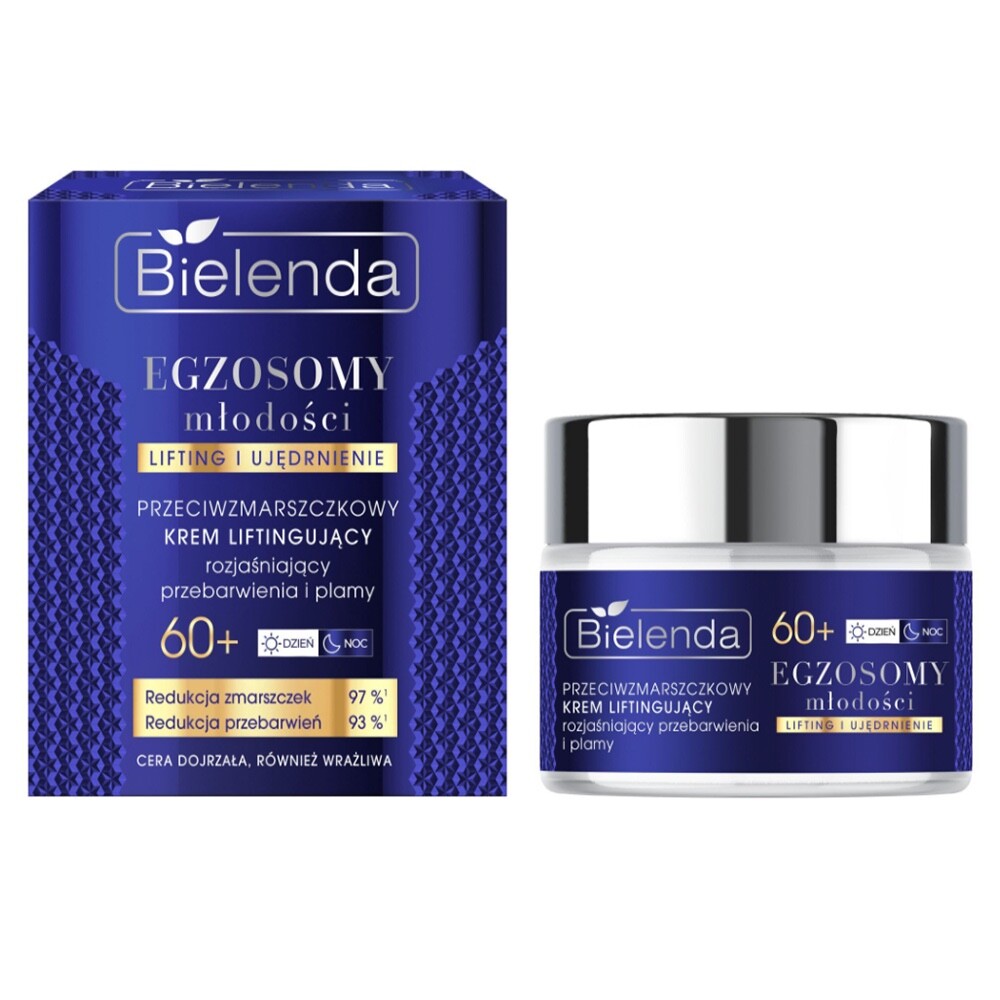 Bielenda Exosomes Lifting Lightening Discolouration & Spots Face Cream 60+ 50ml