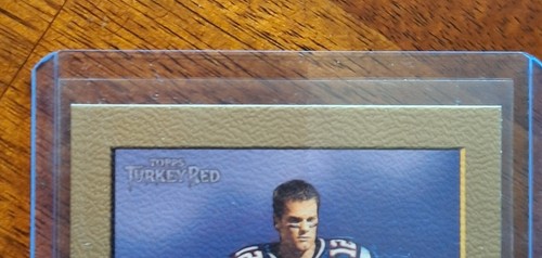 *MINT* 2006 TOM BRADY Turkey Red GOLD 40/50 - Picture 3 of 6