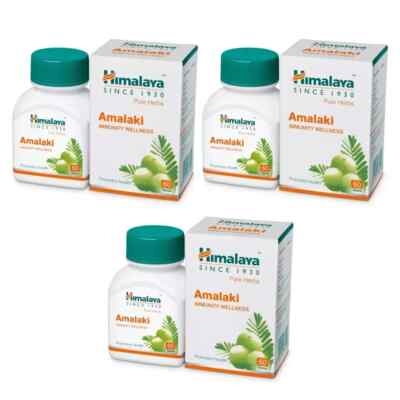 Himalaya Amla Tablets 60 x 3 | Free Ship & Fast Delivery | Skin & Stress Support
