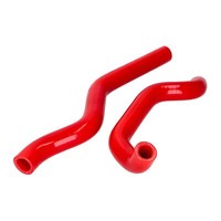 KüHlerschlauch Set Naraku Silikon Rot FüR Rieju Mrt, Beta, Sherco 50Ccm