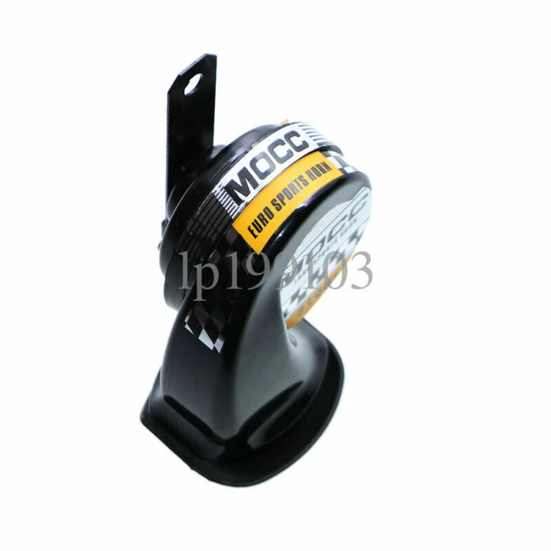 Bocina de moto 12V negra para Kawasaki Ninja EX 250 300 500 650 ZX 6R Foto 3 de 4