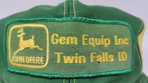 Vintage John Deere Louisville Mfg Snapback Mütze Gem Equip Patch Twin Falls ID USA - Bild 22 von 22