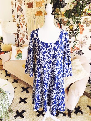 anthropologie blue sweater dress anthropologie Sat Sun Long dress – Luxury Market Consignment Boutique main image 1