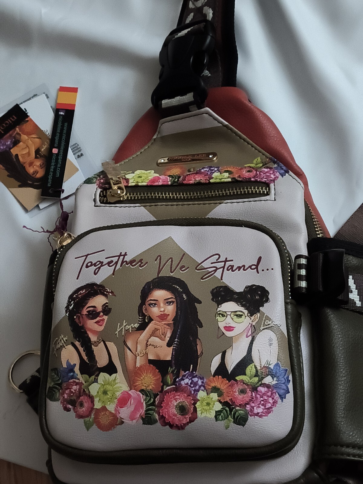 Nicole Lee Together We Stand SLINGBAG Backpack