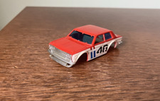 AFX BreDatsun 510 Body, Vibrant Colors, Shiny Chrome w/Some Lower Front Wear