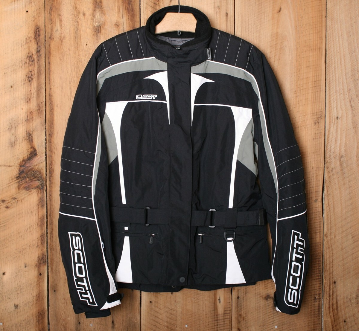 SCOTT Tri-Phase Cafe Racer Motorcycle Jacket w/Zip-In Fleece Liner