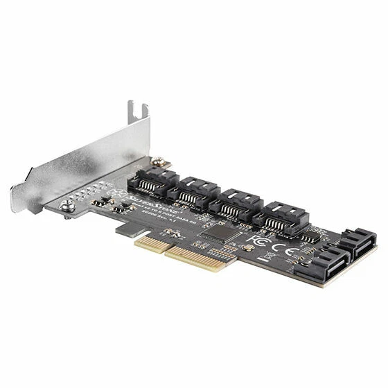 Silverstone SST-ECS06 6Port SATA Gen3 (6Gbps) Non-RAID PCI-E Low Profile Card - Image 3 of 4