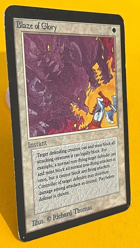 MTG BLAZE OF GLORY Alpha (OldManMTG 008-112) - Image 3 of 4
