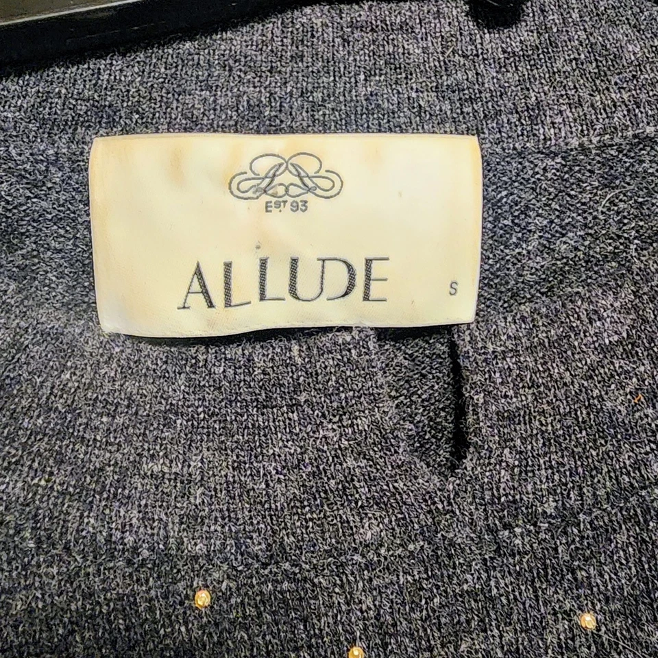 Allude wool cashmere pullover embellished sweater S - Image 4 of 4