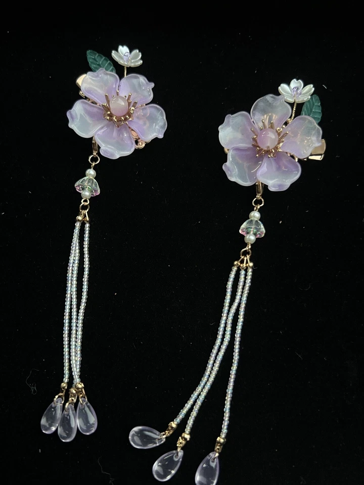 Hanfu chino, kimono japonés, cosplay un par de horquillas *Liquidación** Foto 3 de 4