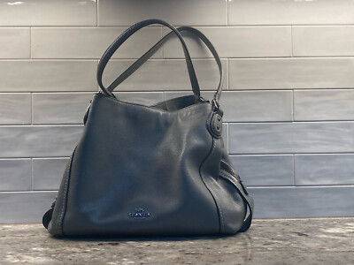 COACH グレー レザー バッグ s-l400.jpg