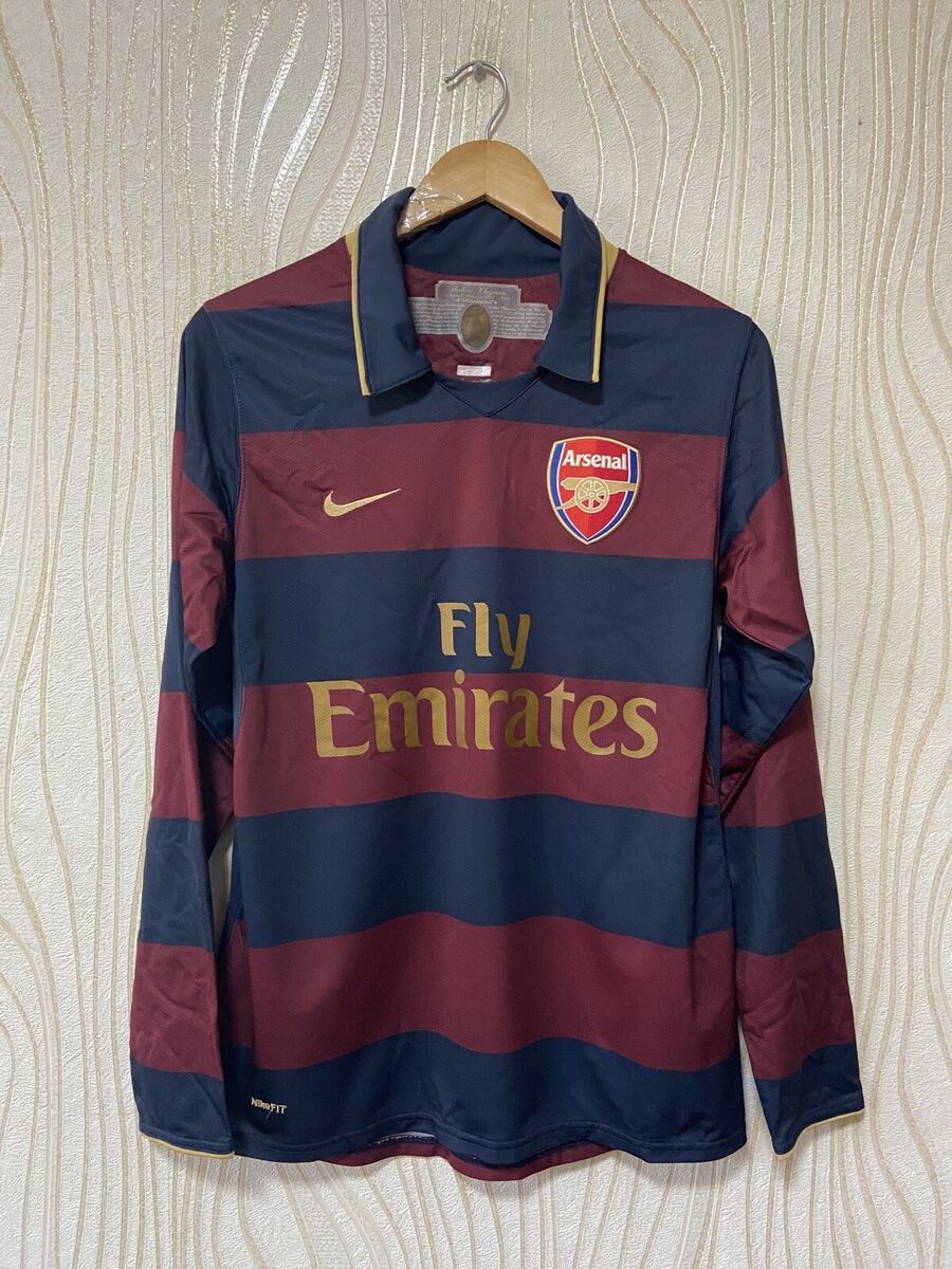 ARSENAL 2007 2008 THIRD FOOTBALL SHIRT SOCCER JERSEY LONG ARSENAL 2007 2008 THIRD FOOTBALL SHIRT SOCCER JERSEY LONG