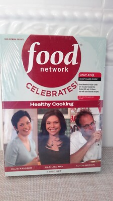 Food Network Celebrates Healthy Cooking Ellie Krieger Rachel Ray 3 Disc Set New