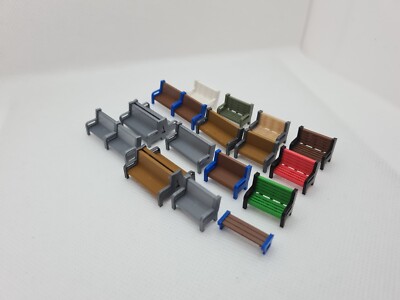 3D-Printz: Sitzbänke für Spur H0 aus Eigenproduktion