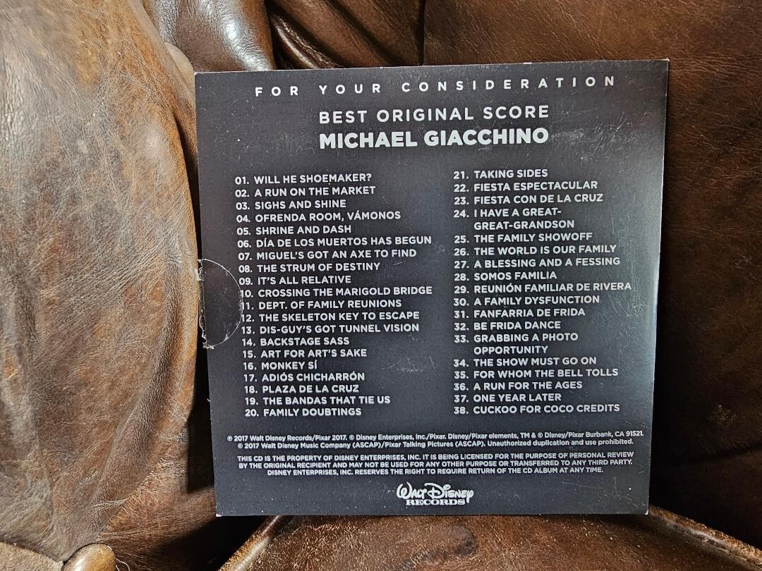 Disney Pixar COCO Original Motion Picture Soundtrack (CD, 2017) LN