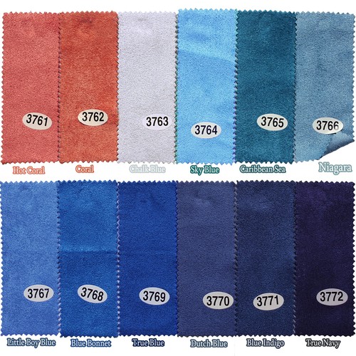 HEAVY JACKET GRADE FAUX SUEDE LEATHER LIKE FABRIC CLOTH CAR UPHOLSTERY SOFA 60"W - Picture 327 of 552