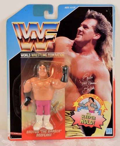 Hasbro WWF Brutus The Barber Beefcake Sealed 1990 ...