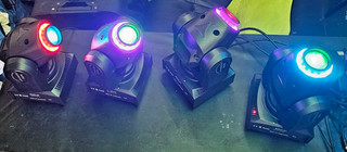 4 Stk. Moving Heads "UKING ZQ02015 36W MINI BEAM"