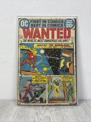 Wanted: The World's Most Dangerous Villains # 1 DC Comics (1972)