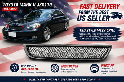 jzx110 グリル TRD Style Mesh Grille for Toyota Mark II JZX110 2004 JDM Sport