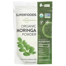 Organic Moringa Powder, 8.5 oz 240 g 