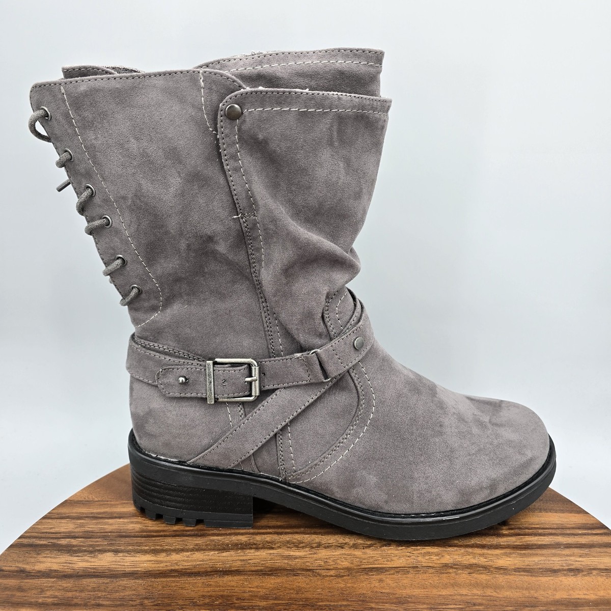 Calf Boots Torrid Winter Boots Torrid Brown Faux Leather Quilted