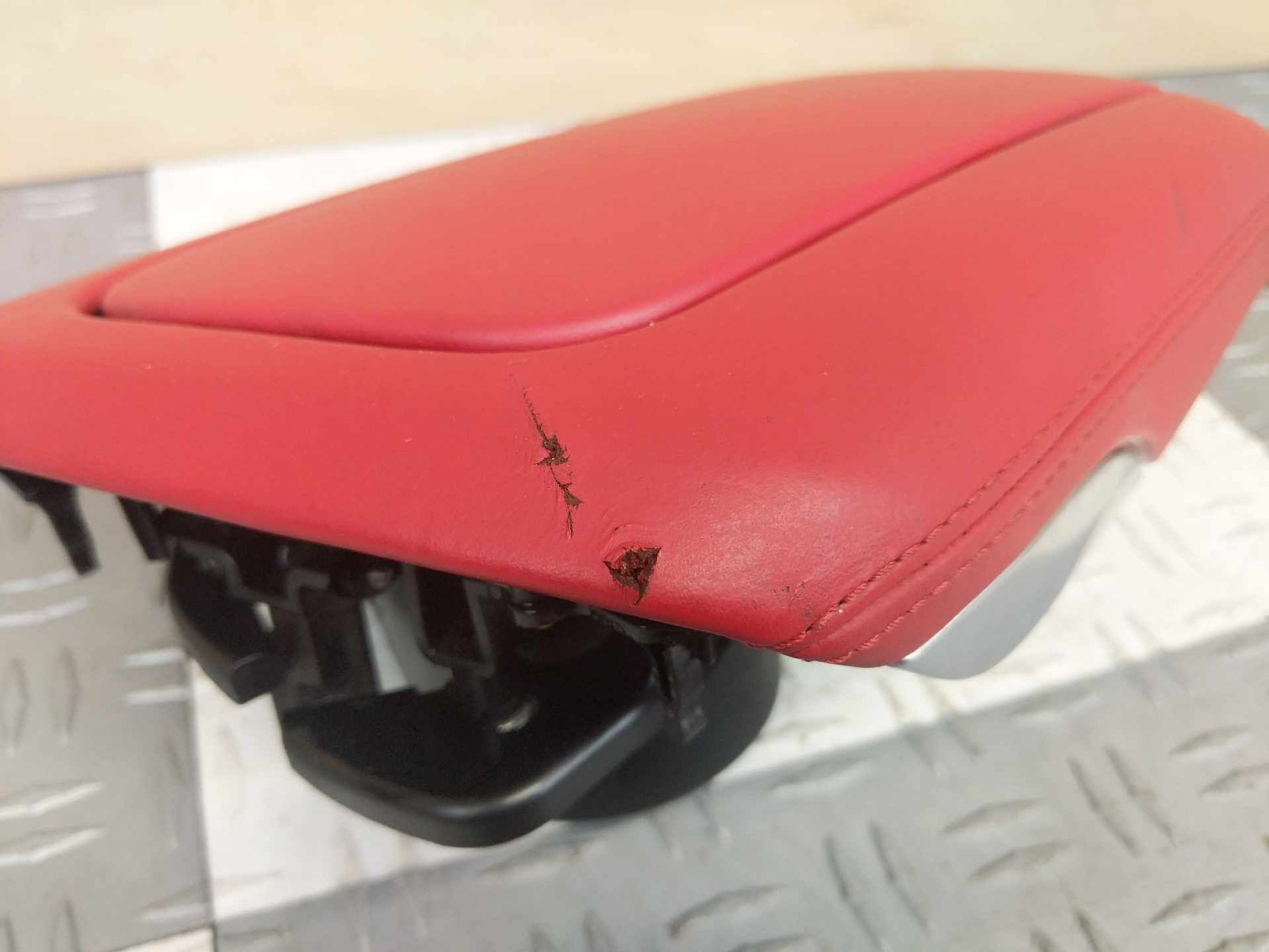 2017-2023 Audi R8 OEM Center Console w/ Arm Rest Red
