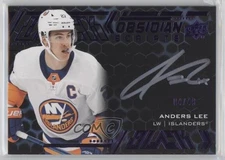 2020-21 SPx UD Black Obsidian Scripts Purple /49 Anders Lee #OS-AL Auto
