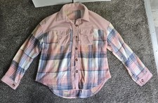 Women Button Up Sweatshirt SIZE M