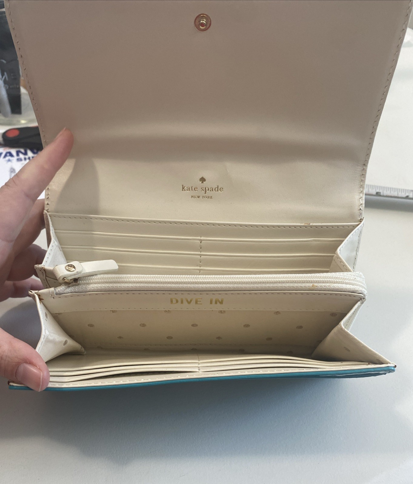Kate Spade Rare Beach Lounge Wallet Woman Pool Side thumbnail 8