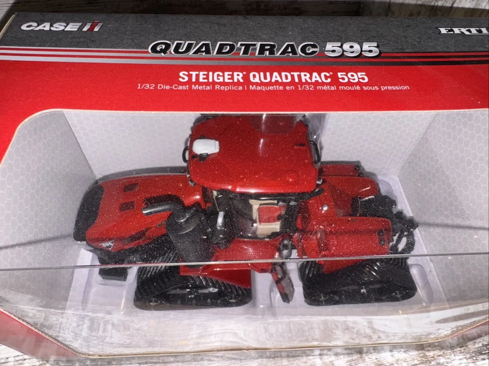 1/32 Case IH Steiger 595 Quadtrac Tractor Prestige Collection Die-Cast Ertl - Image 3 of 4