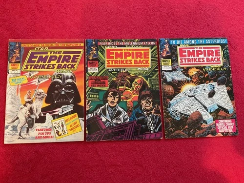 Star Wars The Empire Strikes Back - Marvel UK Weekly Comics 1980 #118, 125, 126