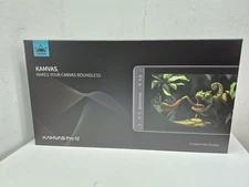 HUION KAMVAS PRO 12 Graphics Display Battery Free Pen Tablet Monitor Tilt +Stand
