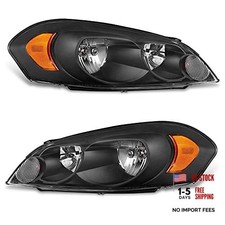 for 2006-2013 Impala Headlight Assembly compatible with 14-15 Chevy Impala