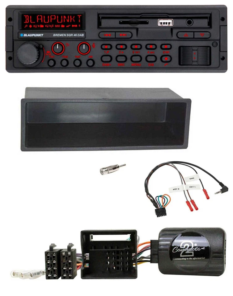 Blaupunkt SD Lenkrad USB Bluetooth DAB Autoradio für Citroen C2 2006-2010 C3 200 - Bild 1 von 4