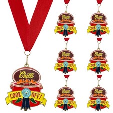 6 Pieces Chili Cook Off Medals Chili Trophies Chili Cook Off Awards Trophies ...