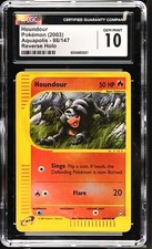 Houndour Aquapolis Reverse Holo 86/147 CGC 10 Gem Mint LOW POP 5 on eBay