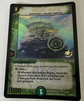 Duel Masters TCG - Brigade Shell Q (L18/20 Y1, P22/＊   No Rarity) Promotional