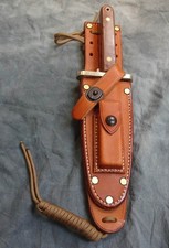 Orig Vintage Hand Made Fixed Blade Knife 