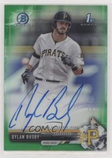 2017 Bowman Draft Chrome Pick Green Refractor 74/99 Dylan Busby #CDA-DB Auto 2f9