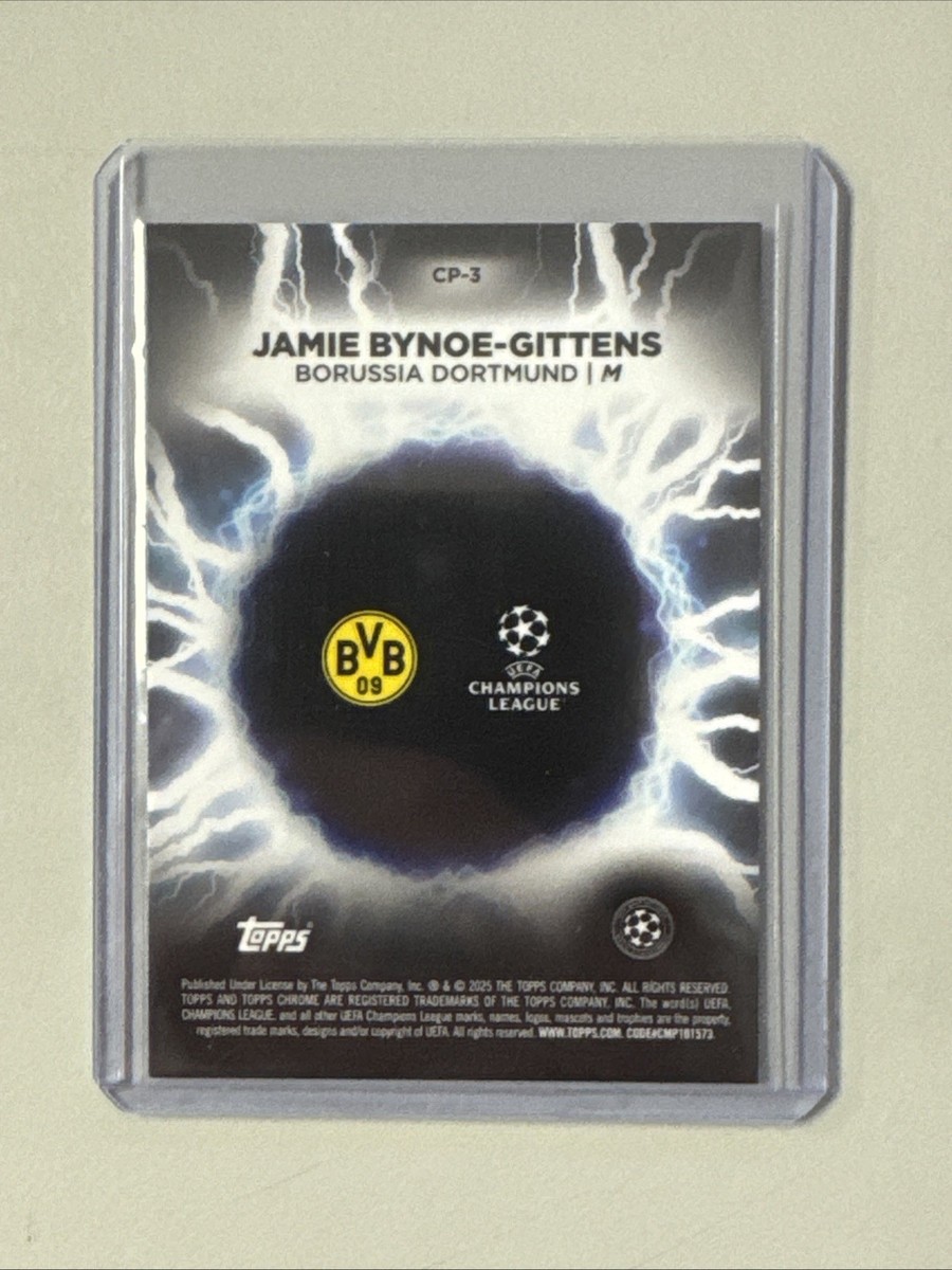 2024-25 Topps Chrome UCC Jamie Bynoe-Gittens Circle Of Power | eBay