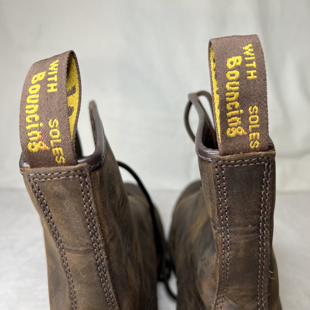 Dr. Doc Martens 1460 Crazy Horse Leather Lace Up Boots Docs