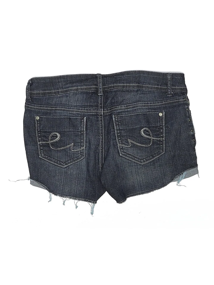 Pantalones cortos de mezclilla azules Grane para niñas 7 Foto 2 de 2