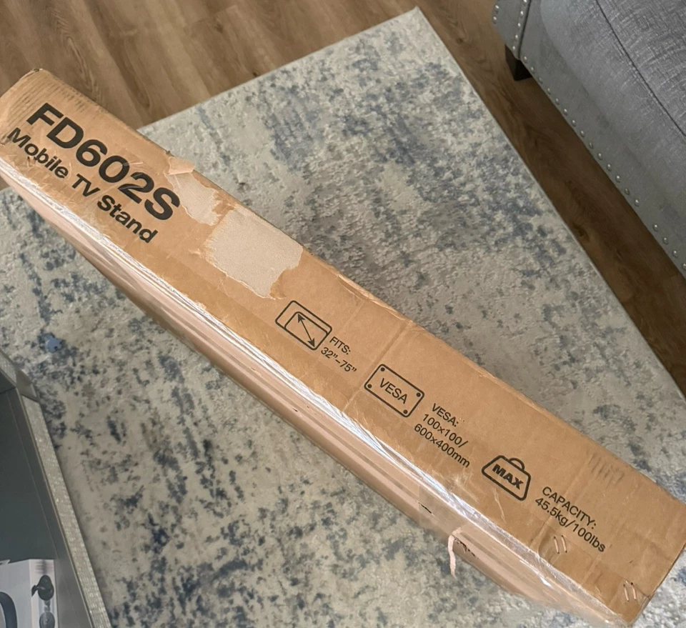 Solid As Mountain Mobile TV Stand 32-75inch - Image 3 of 4