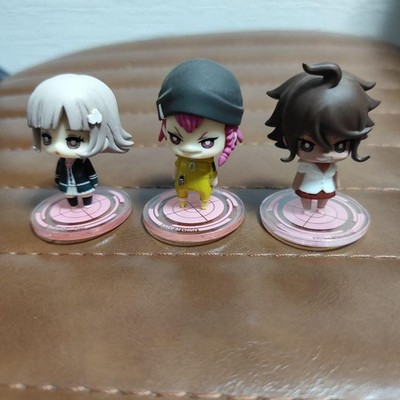 Super Danganronpa 2 One Coin Mini Figure Collection 3 Figures Set Rare
