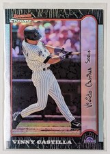 1999 Bowman Chrome Refractors Vinny Castilla Colorado Rockies #22