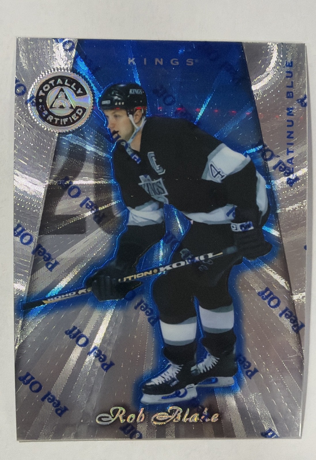 1997-98 Pinnacle Totally Certified - Rob Blake #77 Platinum Blue /3099