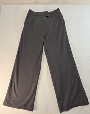 American Eagle Outfitters Trousers Pants Womens Brown Wide Leg Stretch Sz 2 Long