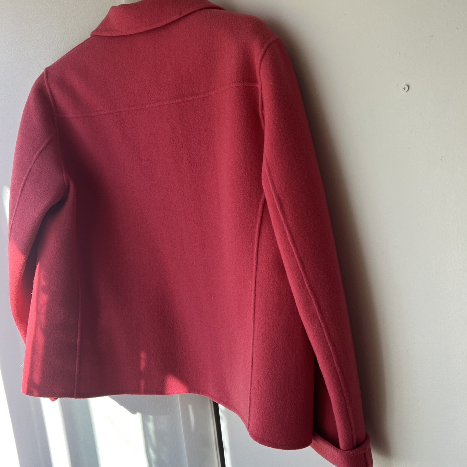 Pendleton Jacket Womens Medium Pink 100% Merino W… - image 7